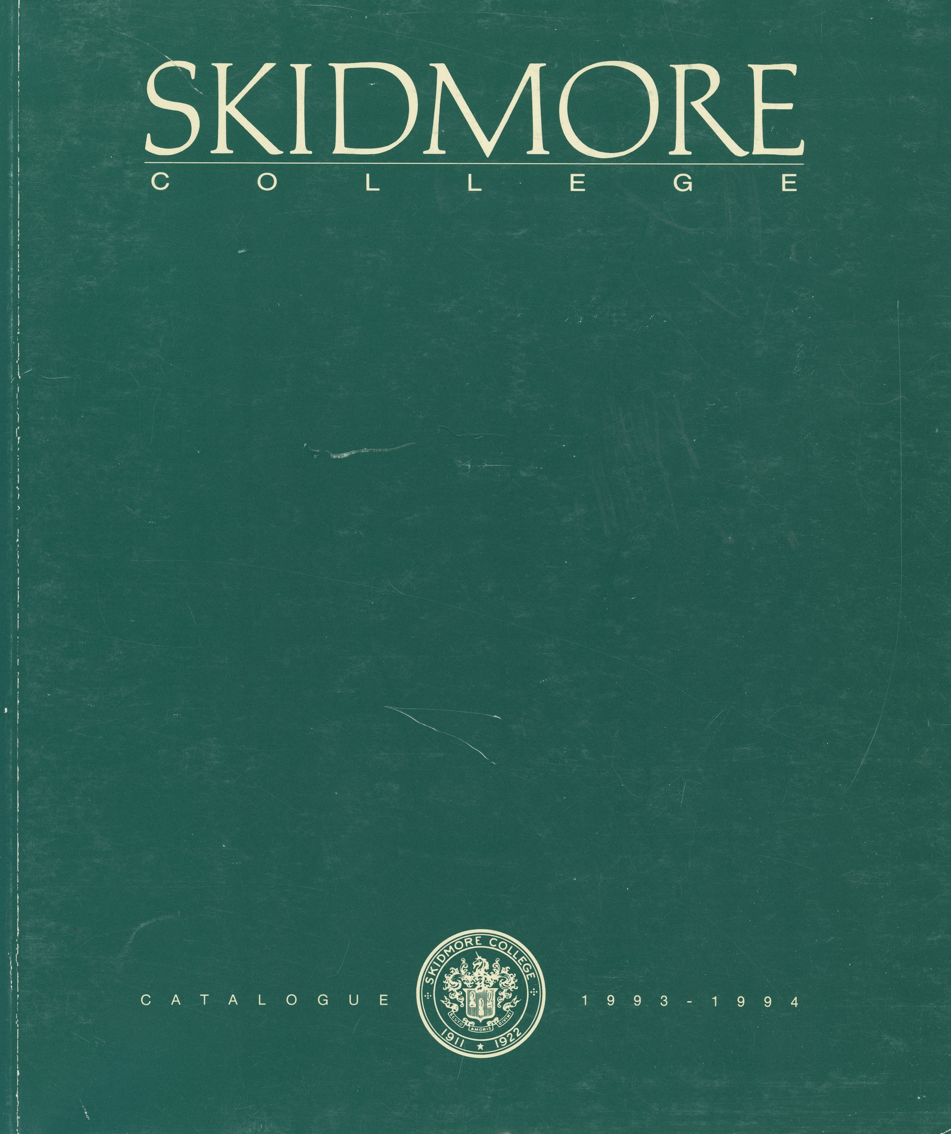 Bulletin, 19931994 catalogue for 19931994